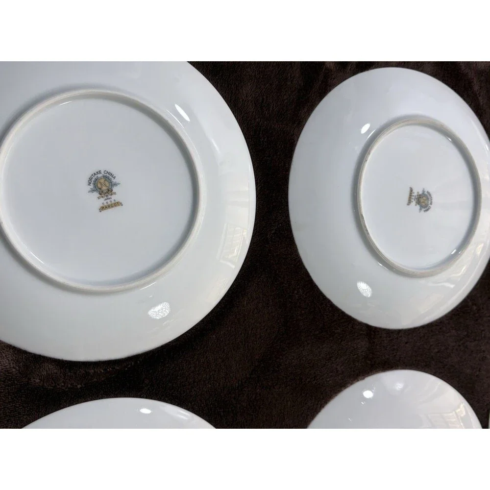 Vintage Noritake Margot 5605 Salad Plates 8.25